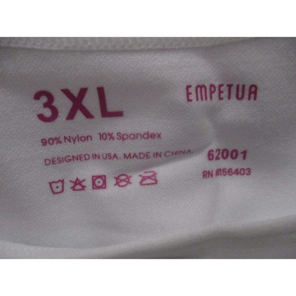 Empetua by Shapermint Womens 3XL Scoop Neck Cami White 62001 Shaping Compression - Picture 5 of 9
